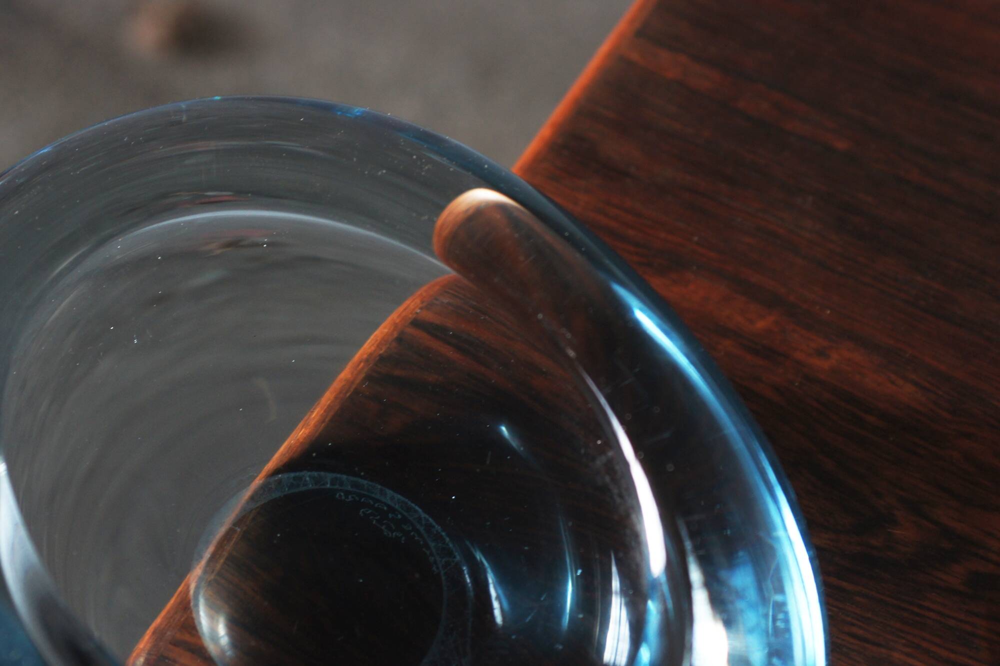 Glass Bowl design Per Lütken for Holmegaard, 1950s