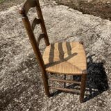 Set of 6 straw chairs