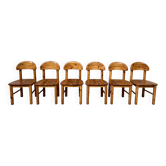 Set of 6 Rainer Daumiller chairs 1950 1960 vintage