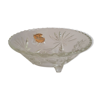 Anchor Hocking Early American Prescut Chiseled Glass Serving Dish