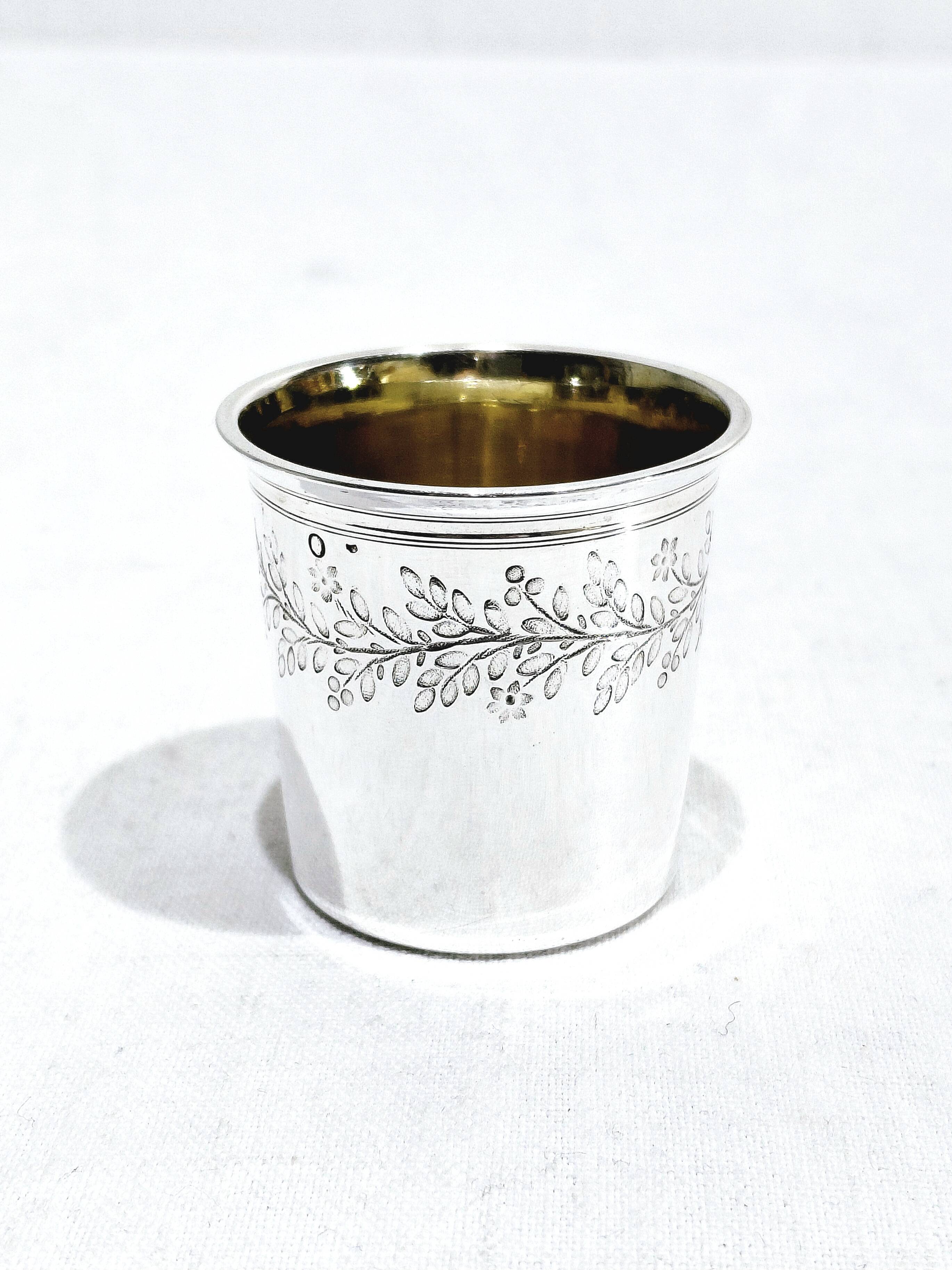 Hippolyte Fournerot - 6 Silver Liqueur Glasses