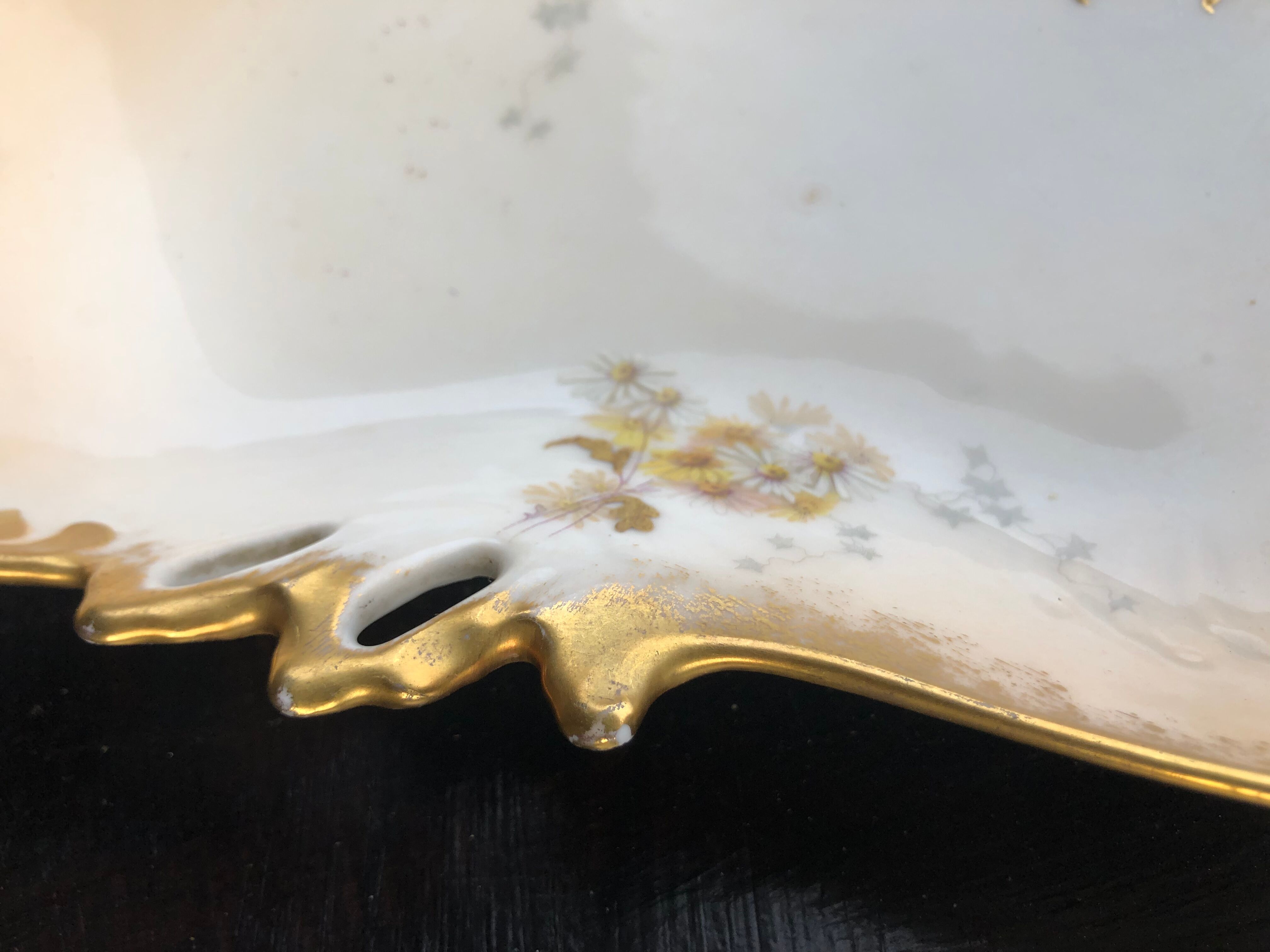 Plate Porcelaine Limoges signed