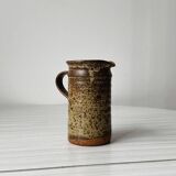 Pyrite ceramic stoneware pitcher signed Truchon Oletta Corse