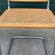 Lot de 4 chaises Cesca modèle b32 en chrome fabriqué en italie par Marcel Breuer