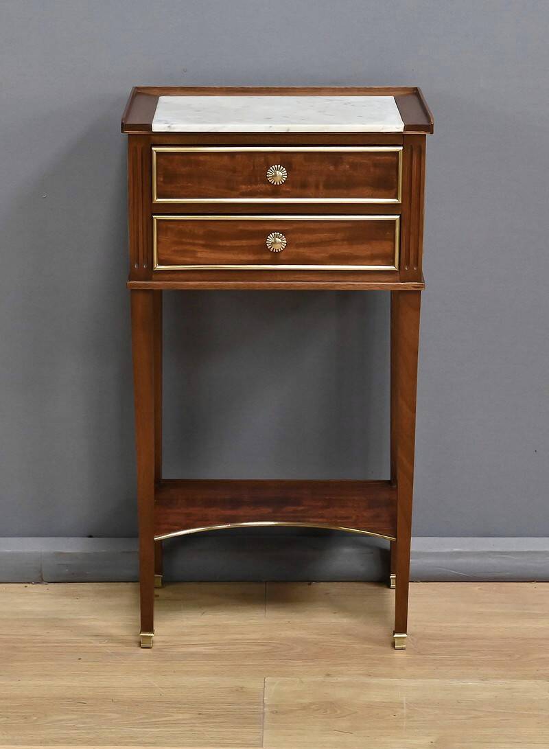 Small Mahogany Coffee Table, Louis XVI Style – Mid-20th Century