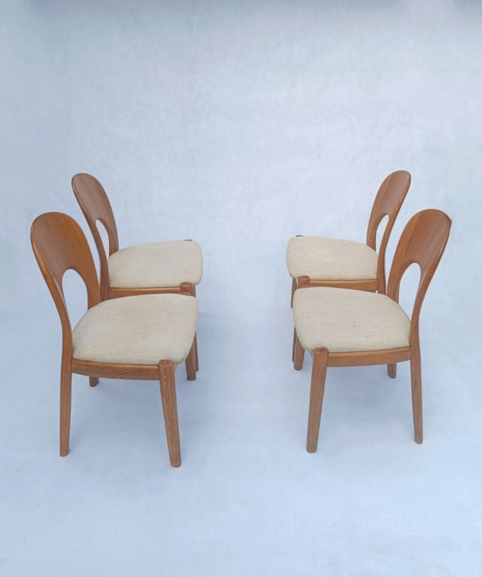 Morten Dining Chairs by attributed to Niels Koefoed, Set of 4