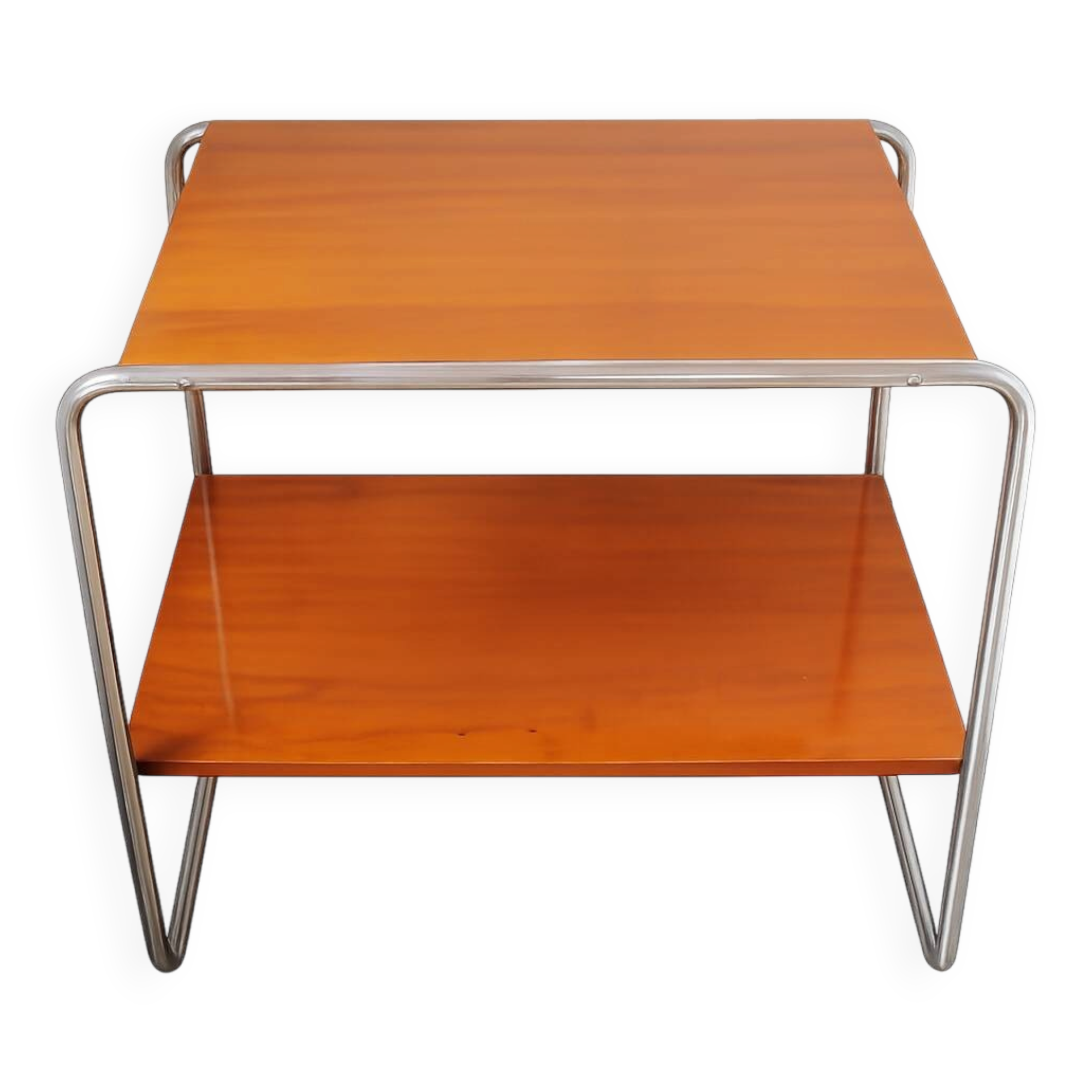 B12 side table by Marcel Breuer, Thonet, Czechoslovakia, 1930s, Bauhaus