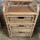 Rattan and wicker dresser