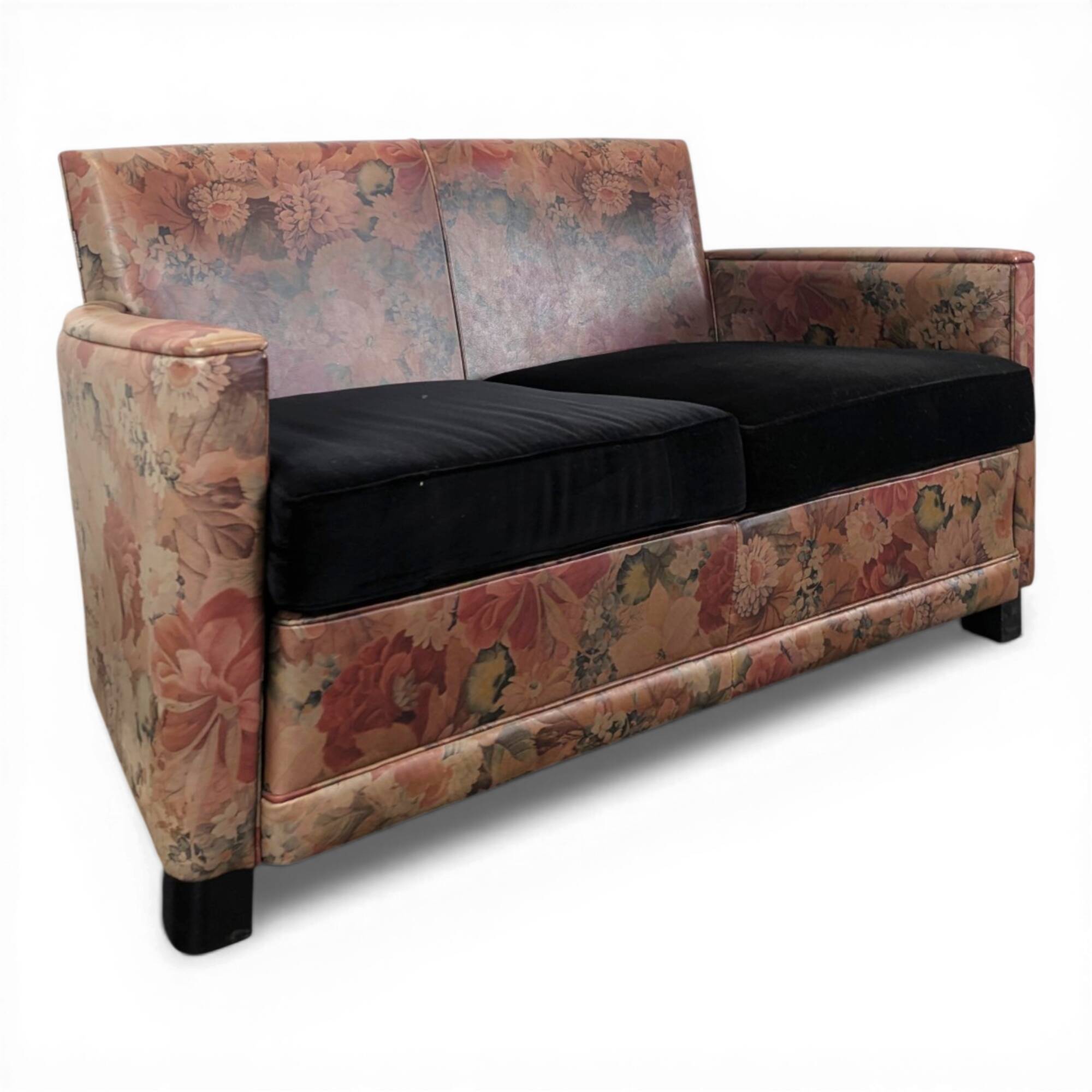 Roche Bobois floral patterned bench