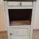 Patinated bedside