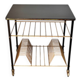 Table for turntable and vinyl records 1960