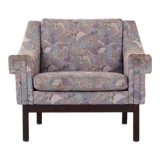 Fauteuil avec pieds en hêtre, design années 1970