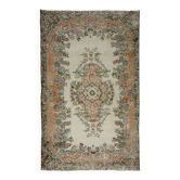 Turkish Anatolian Handmade Vintage Rug 289 cm x 175 cm