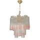 Venini-Style Murano Glass Tronchi Chandelier