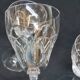 10 antique art deco saint louis / baccarat cut crystal water glasses