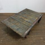 Industrial plant pallet coffee table