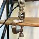 Lampe articulee 1900 atelier Paris orfevrerie