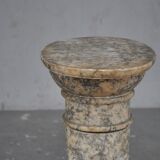 Fluted marble time column XIX