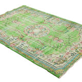 Anatolian handmade vintage rug 241 cm x 160 cm