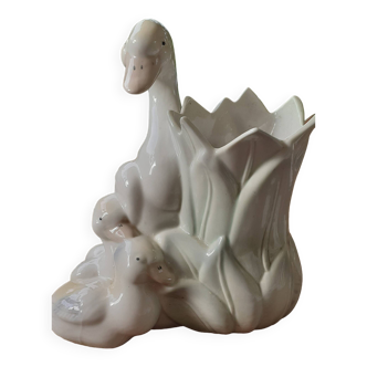 Vase barbotine vintage