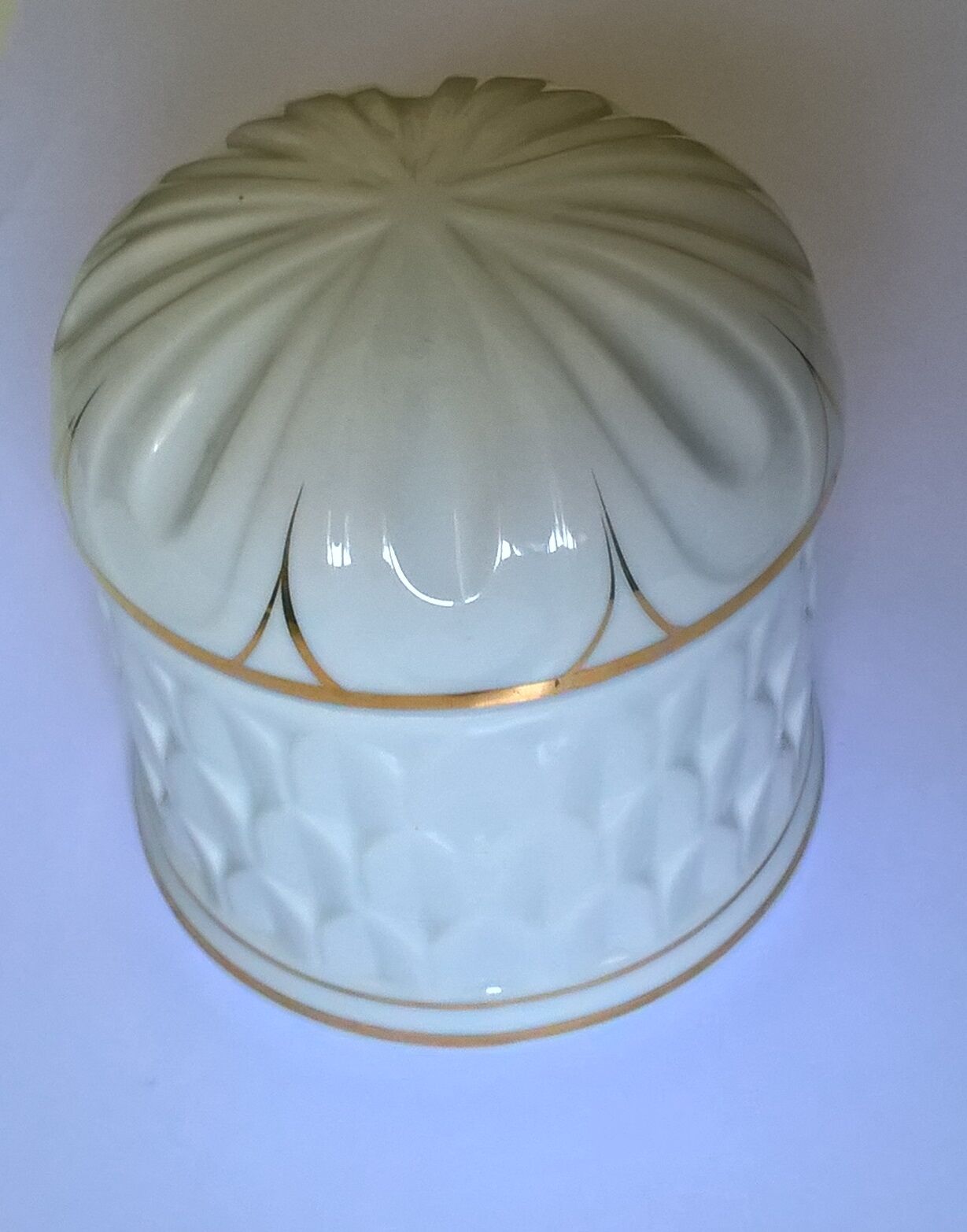 Vintage porcelain pot box Royal Pavilion At Brighton for Elizabeth Arden
