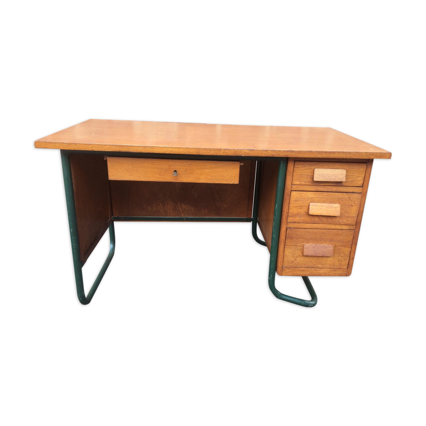 Vintage schoolmaster's desk mullca 1960