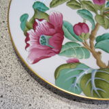 Paris porcelain plate with floral decoration