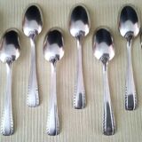 9 Silver-plated metal teaspoons, 18g