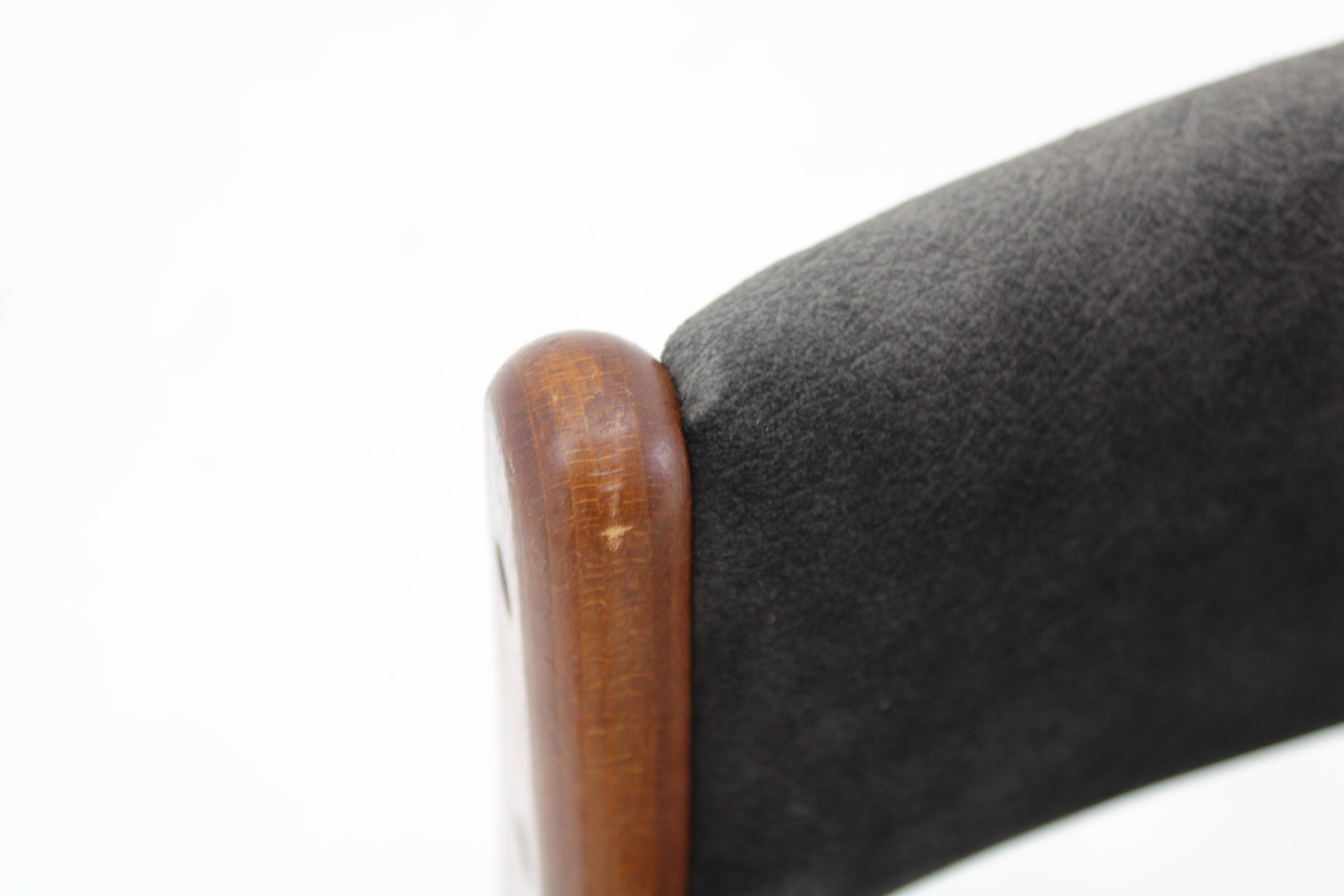 1960s Pair of Danish Teak Dining Chairs, Restored