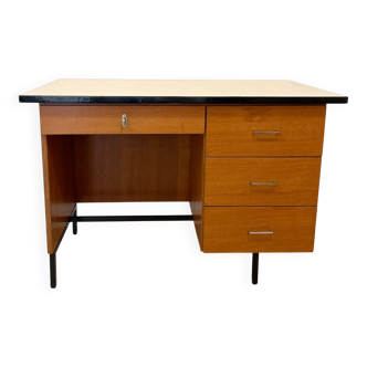 Vintage wood and formica desk – 1960s/70s