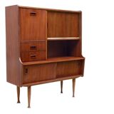 Vintage Scandinavian bar buffet from the 60s, teak