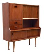 Buffet bar scandinave vintage années 60 teck