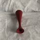 Scandinavian painted wooden candle holder, minimalist atmosphere
