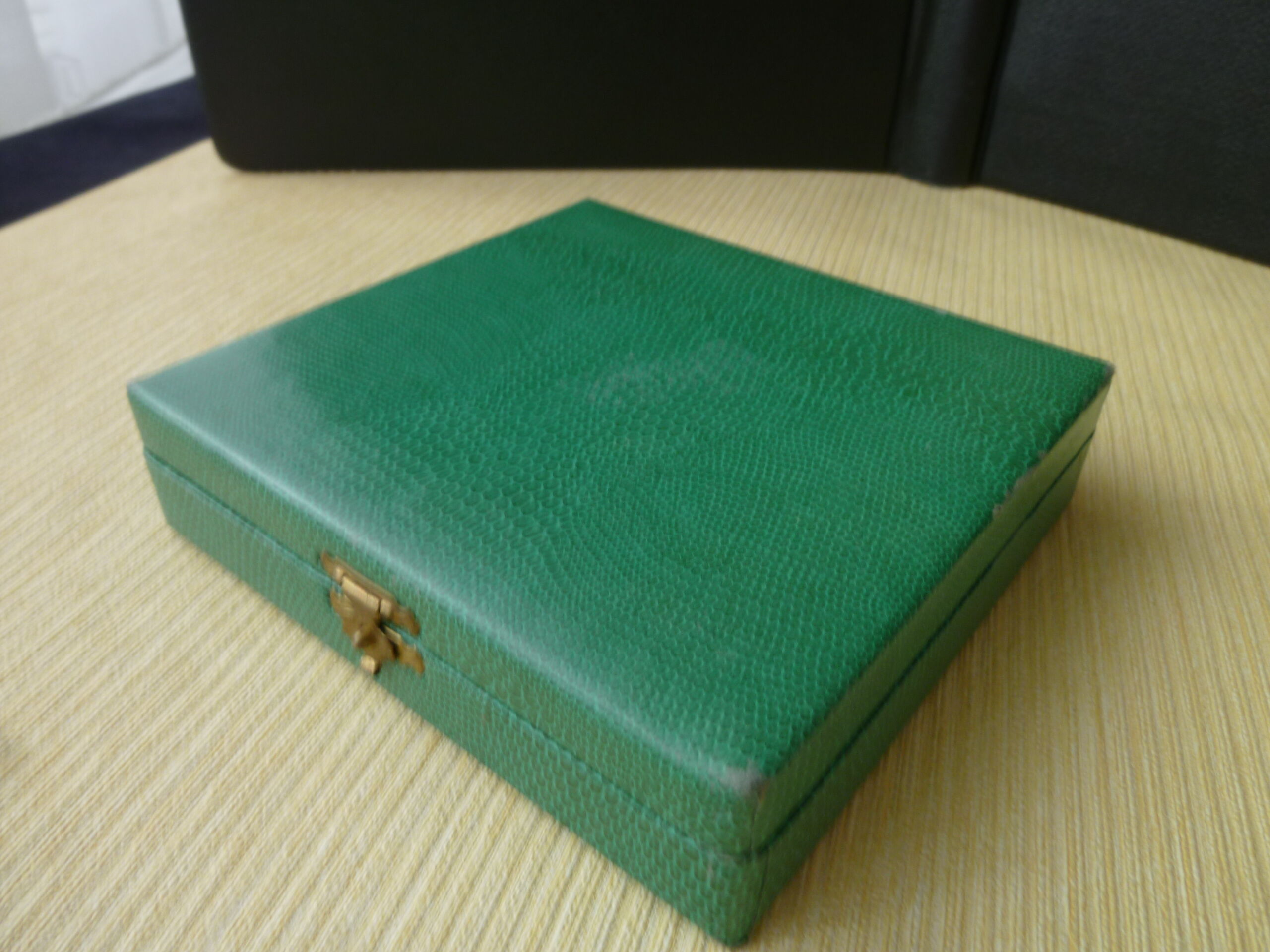 12-spoon box silver metal mocha model "Coffee beans"