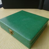 12-spoon box silver metal mocha model "Coffee beans"