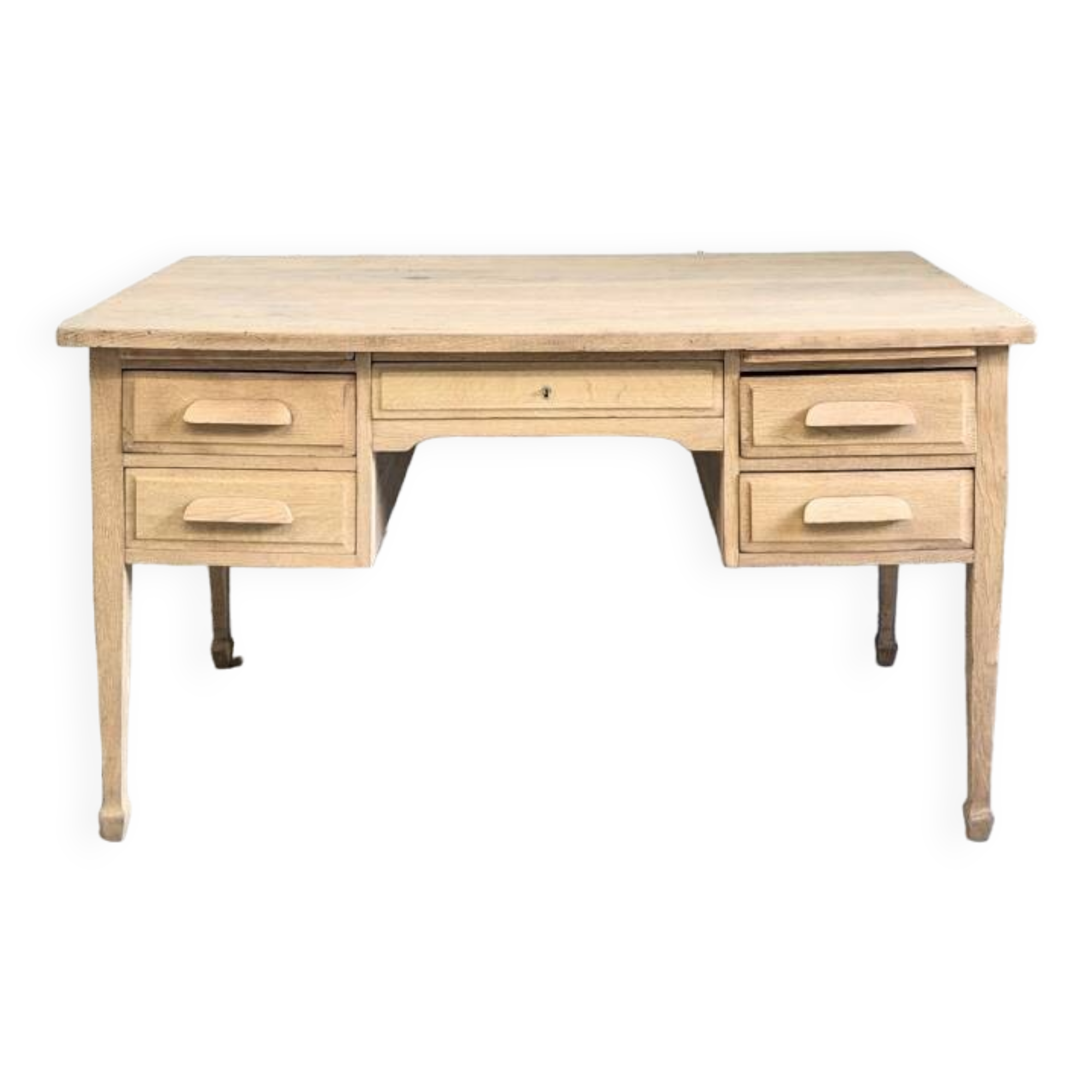 Antique Vintage School Oak Desk