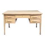 Antique Vintage School Oak Desk