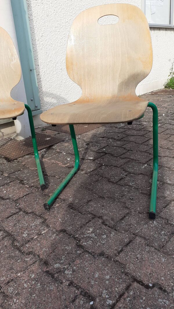 Chaises d'école lot de 6