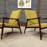 Pair of armchairs Jitona Soběslav 1960