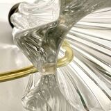 Art deco crystal star lamp base