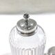 Flacon de toilette cristal et argent Saglier Frères