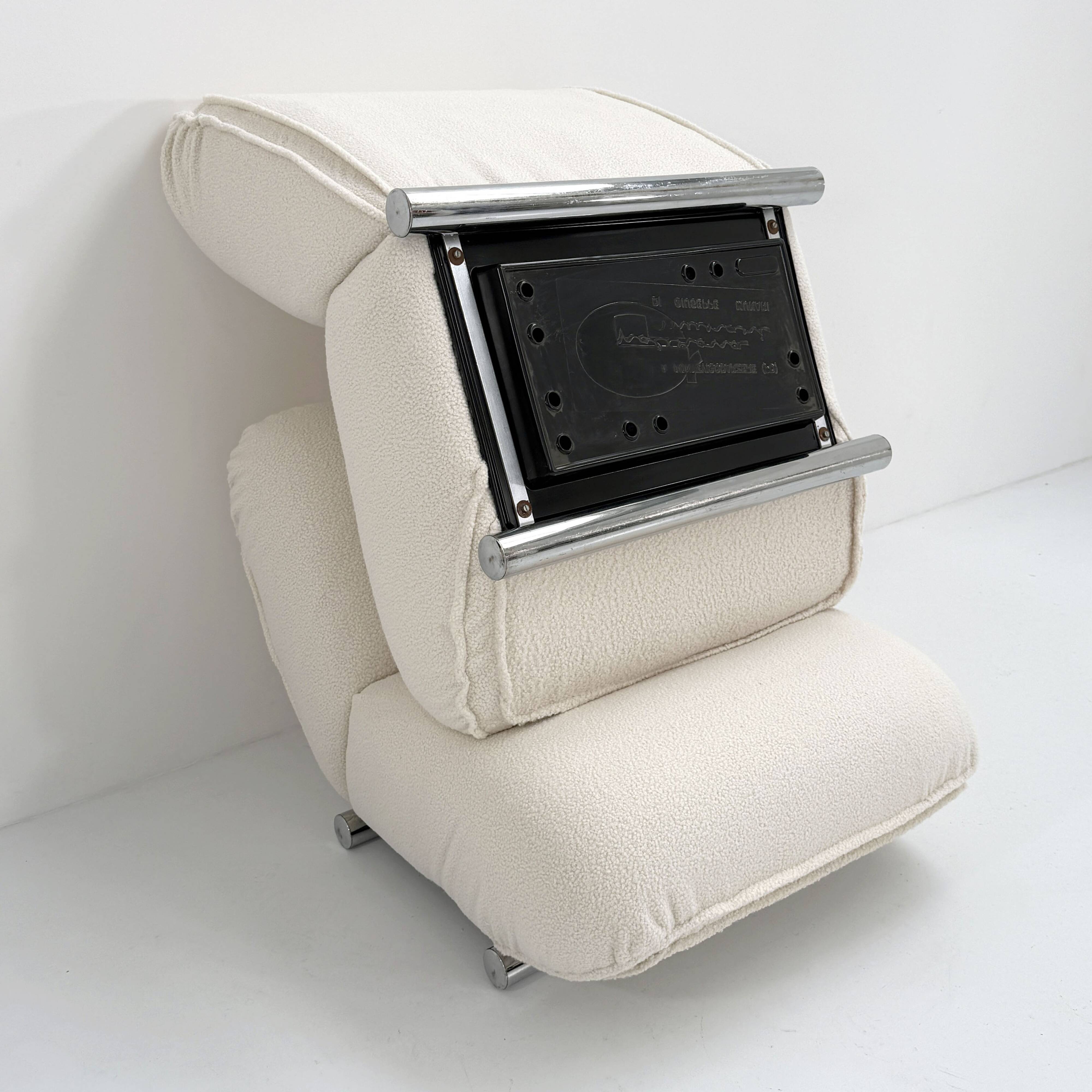 Paire de fauteuils par Giuseppe Munari pour Poltrona Munari, 1970