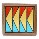 Diamond stained glass window