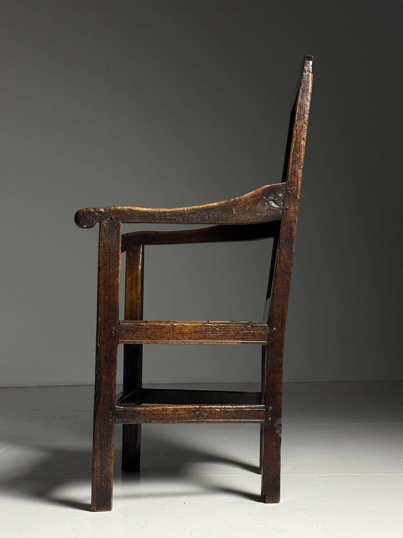 Chaise anglaise en chêne, 1650-1670