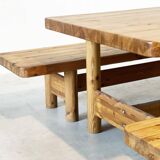 Pine dining set by Knud Friis & Elmar Moltke Nielsen for Friis & Moltke