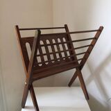 Cees Braakmann Vintage Foldable Magazine Rack 1960