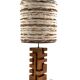 Hollywood regency wood table lamp, France 1970s