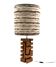 Hollywood regency wood table lamp, France 1970s