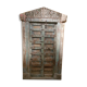 Door sculpted Indian Rajasthan old patina original old teak 145 x 15 x 250