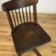 American office chair by Stoll Giroflex, wood